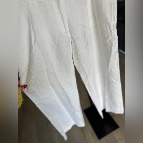 Michael kors white linen trousers, size 2. Never worn - Picture 7 of 7